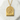 Yokohama Ferris Wheel Pendant, gold vermeil, flat lay on white stone