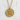 Truth Kanji Disc Pendant, gold vermeil, product photo