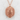 Japanese Lantern Pendant, rose gold, front view product photo