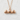 Onigiri Trio Pendant, rose plated silver, front view on white background