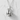 Sake Set Pendant, polished silver, front product view