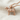 Terrier Dog Pendant, rose gold, product photo on linen