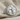 Crucifix Signet Ring, polished silver, product photo on linen fabric