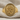Oval Rose Signet Ring, gold vermeil, front view