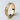 Volcanic Texture Band Ring, gold vermeil, angled side perspective