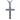 dimpled texture cross pendant, oxidized finish, front view on white