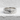 Tree Bark Band Ring, polished silver, product photo on stone