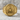 Past Master Masonic Ring, gold vermeil finish, front view on stone