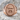 Shriner Masonic Ring, rose gold, angled view on stone