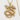 Bonded Dragon Pendant, gold vermeil finish on a matching chain