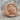 Japanese Daruma Doll Signet Ring, rose plated silver finish product photo