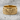 Last Supper Band Ring, gold vermeil, product photo on stone