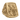 Saints peter and paul ring, gold vermeil, front view on white background