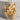 Lynx School Medallion Pendant, gold vermeil, front product photo