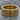 Polynesian Tribal Ring, gold vermeil, front view on stone