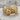 Two Headed Eagle Ring, gold vermeil, front view on stone