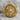 Saint Gabriel Cross Ring, gold vermeil, angled view on stone