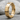 Segmented Geometric Ring, gold vermeil, product photo on stone