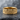 Cracked Earth Wedding Ring, gold vermeil, front view product photo on slate