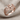 Flying Bat Ring, rose plated silver, product photo on fabric
