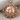 Celestial Sun Face Pendant, rose gold, front view on fabric