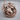 Cancer Crab Zodiac Pendant, rose gold, product photo on wood display