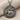 Anatolian stag pendant, product photo, oxidized finish