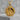 Scales of Justice Libra Pendant, gold vermeil, product photo on stone