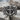 Mariner Link Anchor Ring, oxidized silver, front view on stone