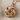 Gordian Knot Pendant, rose gold, product photo on linen