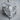 V-Twin Engine Skull Pendant, polished silver, front product view
