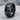 Industrial Riveted Plate Ring, black rhodium angled view