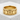 Moon Phase Wolf Ring, gold vermeil, angled product photo