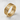 Spider Web Ring, gold vermeil, front view on textured surface