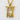 Kitsune Torii Pendant, gold vermeil, front view