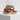 Interlocking holding hands ring in rose gold, front view