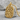 Catacomb Skull Dog Tag Pendant, gold vermeil, product photo on stone