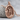 Chiseled Self-Made Man Pendant in rose gold finish, front view on stone