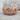 Bohemian openwork ring in rose gold finish, front view
