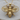 Honey Bee Pendant, gold vermeil, product photo on wood base