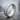 Geometric Roller Ring, polished, angled product view on stone