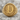 Letter D Signet Ring, gold vermeil, front view on stone