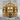 Zeus Lightning Ring, gold vermeil, product photo on stone base