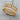Bound Bone Ring, gold vermeil, angled product photo