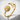 Sun and Moon Open Ring, gold vermeil finish, product view on stone surface