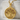 Garnet Tree of Life Pendant, gold vermeil, angled product view