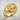 Horse Emblem Signet Ring, gold vermeil, front view