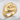 Lion Passant Signet Ring, gold vermeil, front view