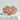 Heart Keyhole Ring, rose gold, front view product photo on stone