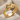 Interlocking Double Band Ring, gold vermeil, product view